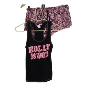 2 pc Love loungewear size medium